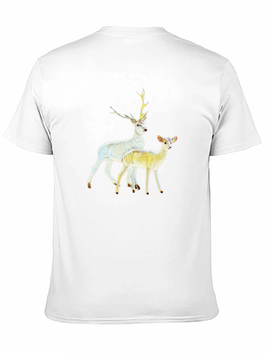 Deer Graphic Black T-Shirt