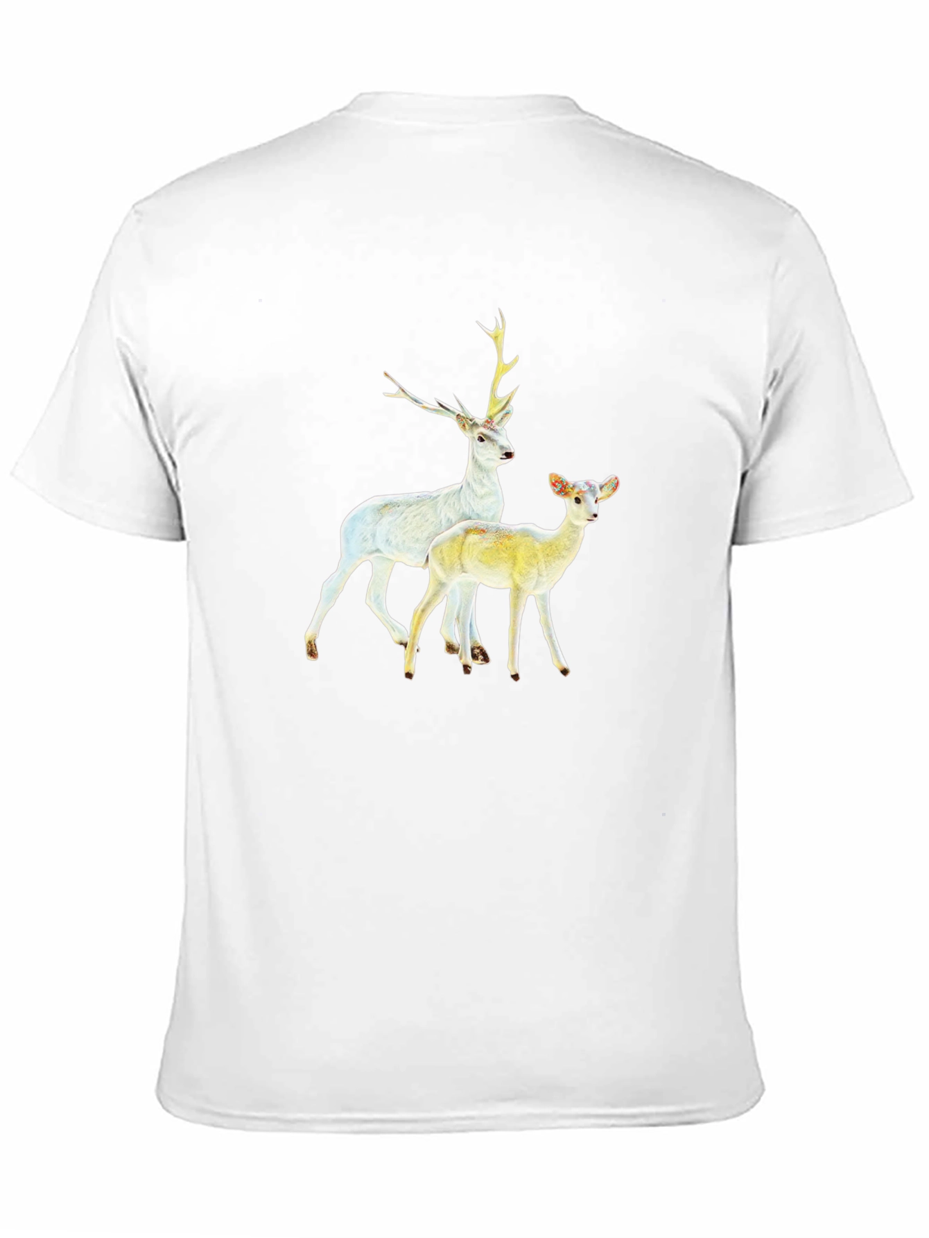 Deer Graphic Black T-Shirt