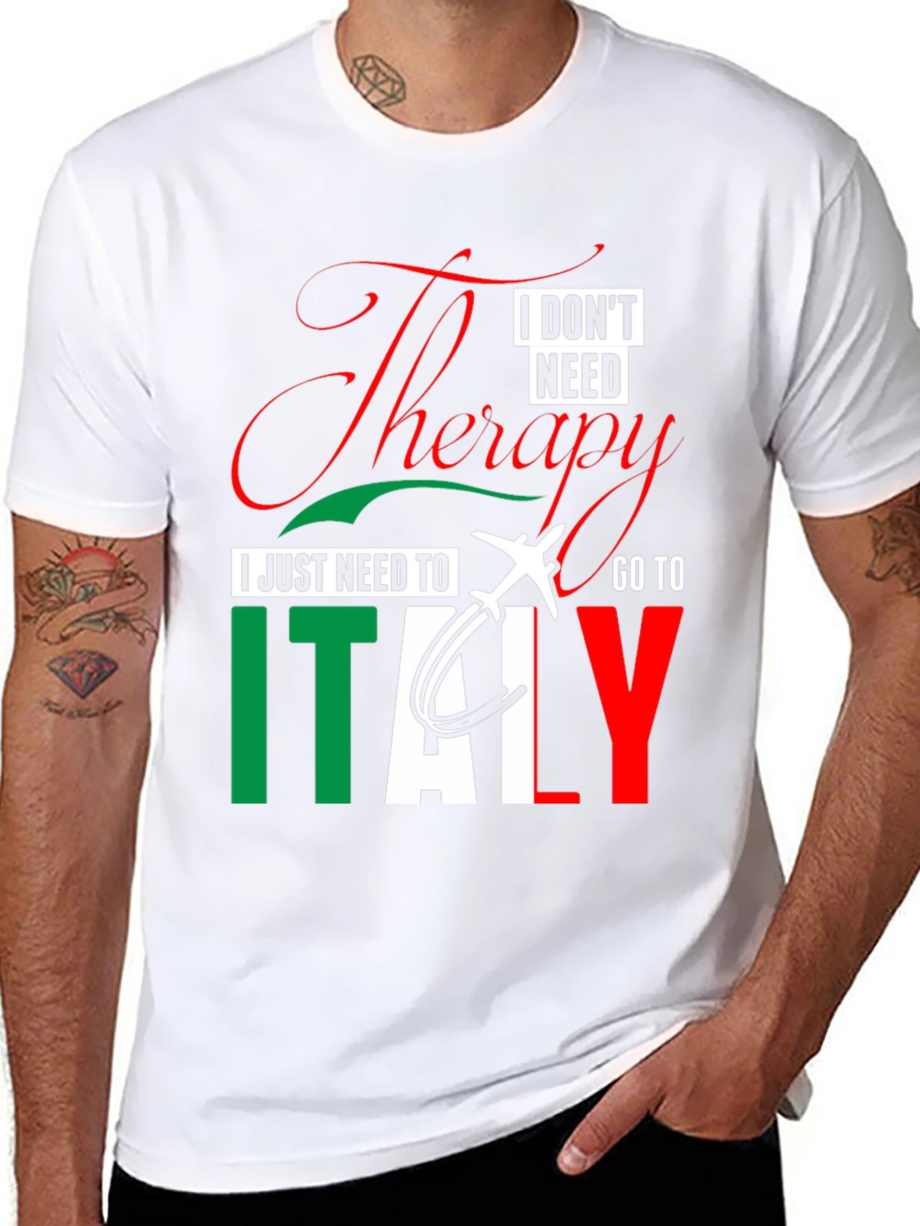 Italy Therapy Graphic Tee
