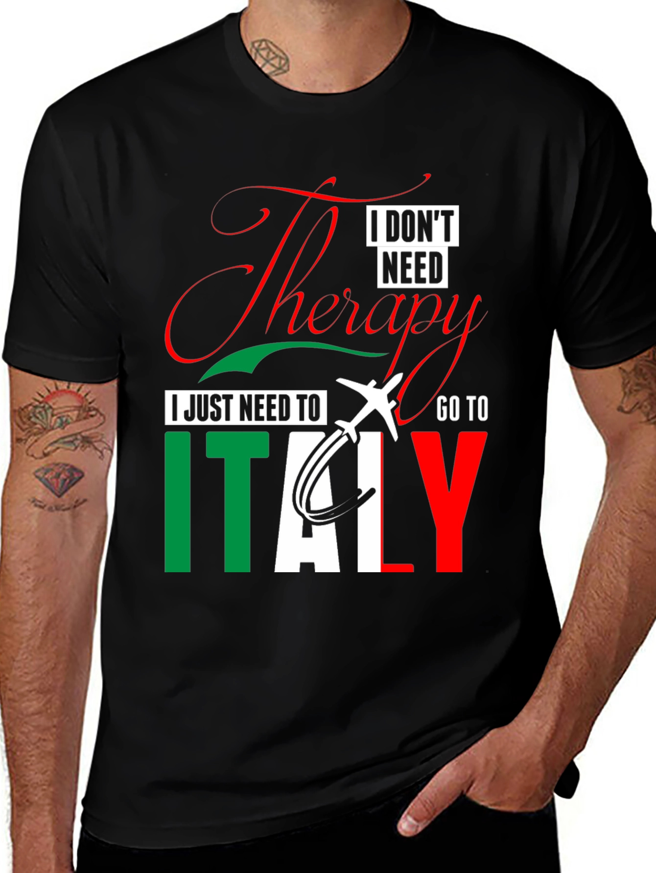 Italy Therapy Graphic Tee