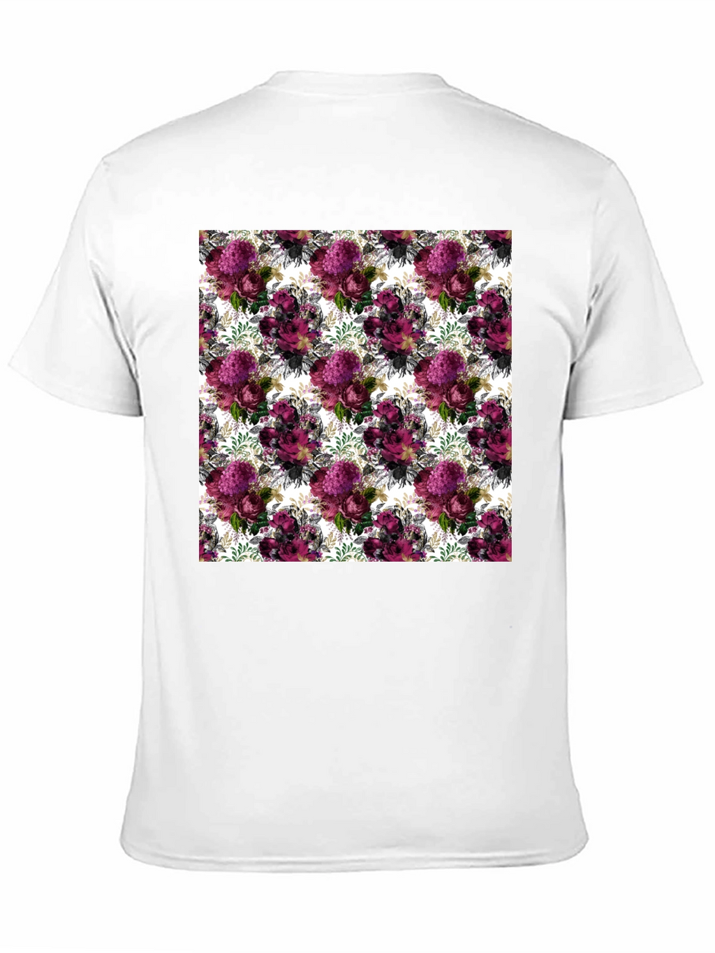 Floral Burst Mens T-Shirt - Unique Pattern Tee