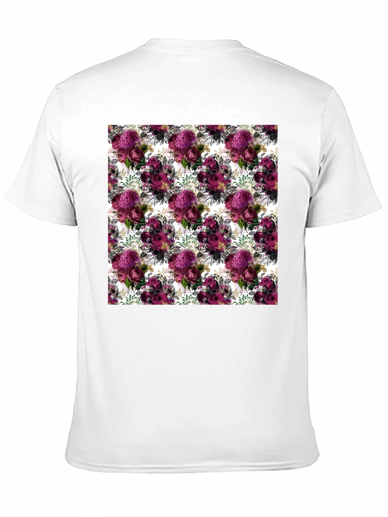 Floral Burst Mens T-Shirt - Unique Pattern Tee
