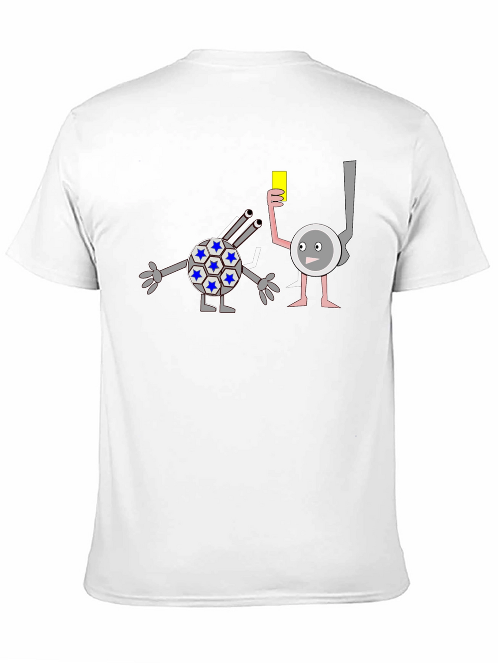 Funny Cartoon Yellow Card T-Shirt
