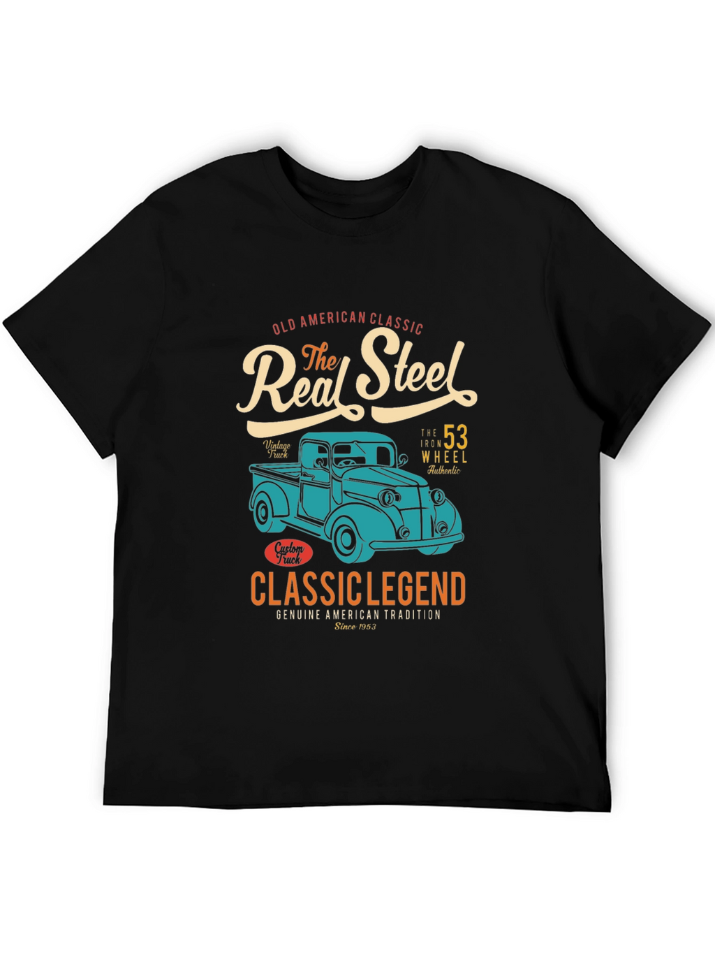 Real Steel Classic Truck Graphic T-Shirt