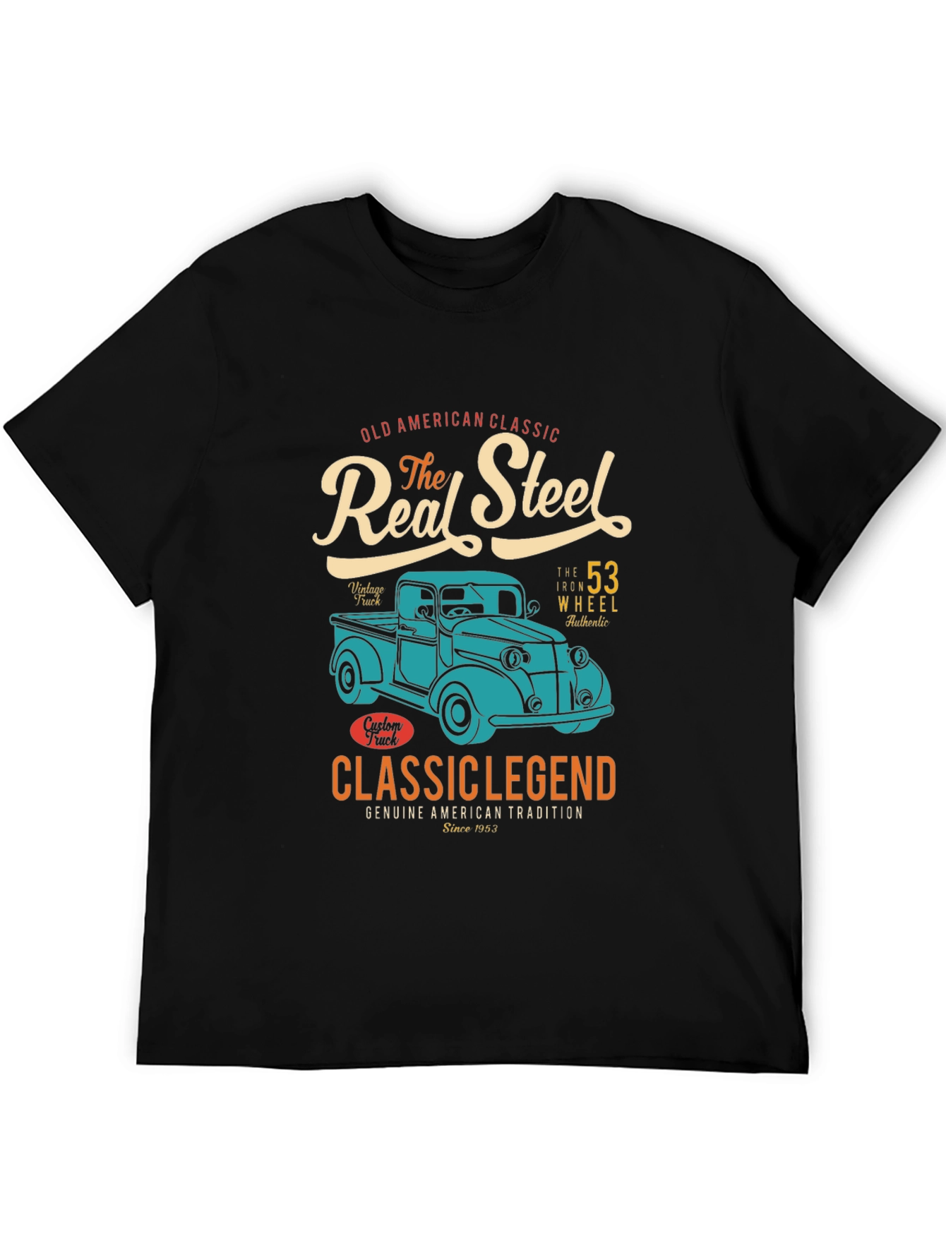 Real Steel Classic Truck Graphic T-Shirt