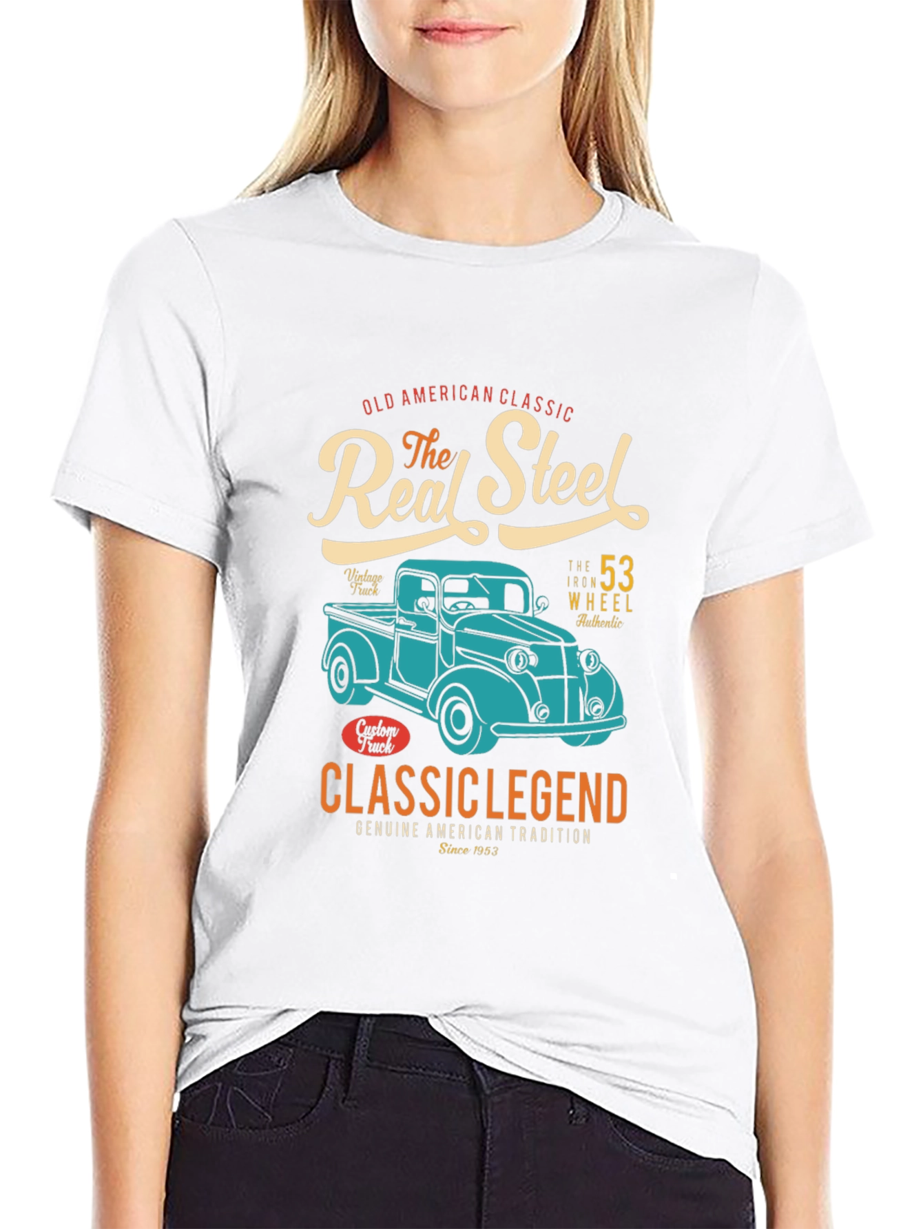 Real Steel Classic Truck Graphic T-Shirt