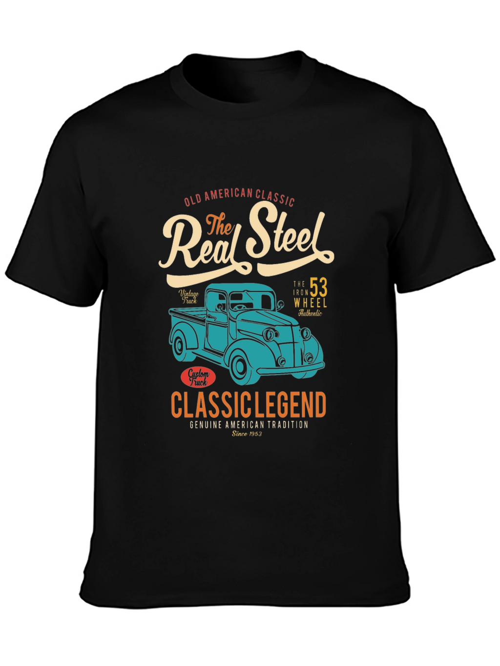 Real Steel Classic Truck Graphic T-Shirt