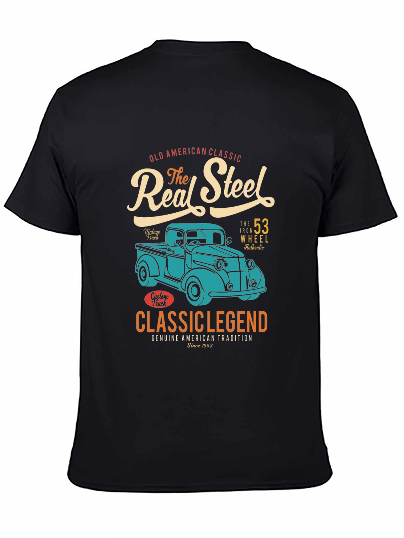 Real Steel Classic Truck Graphic T-Shirt