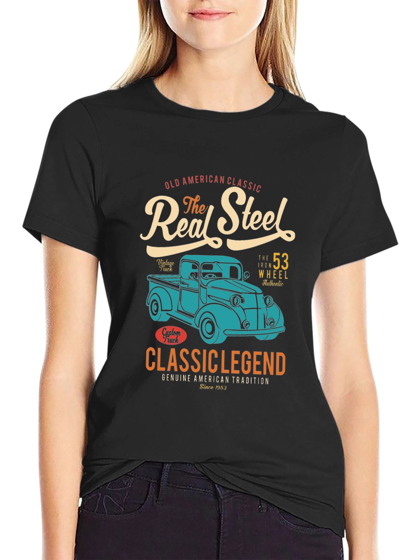 Real Steel Classic Truck Graphic T-Shirt