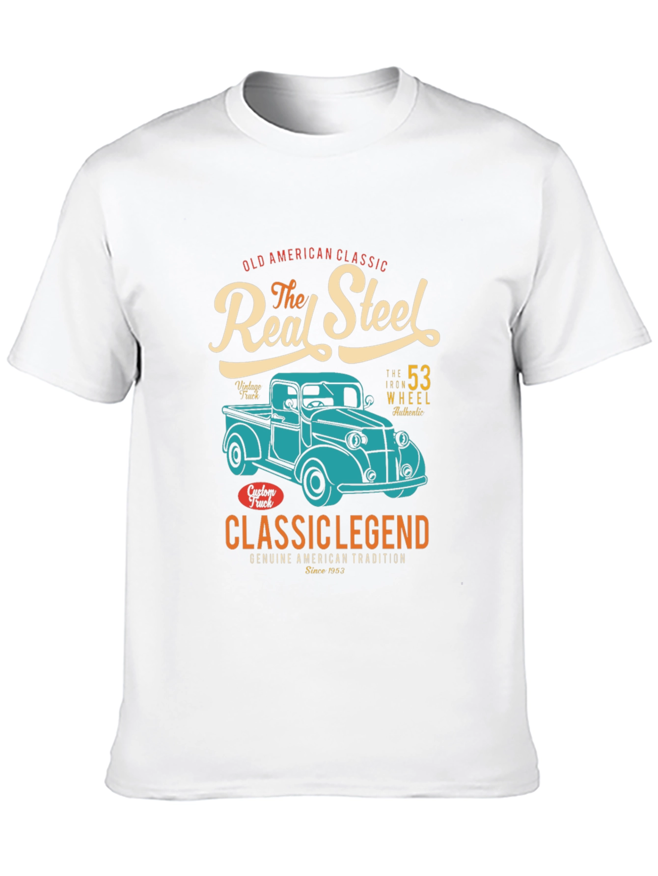 Real Steel Classic Truck Graphic T-Shirt