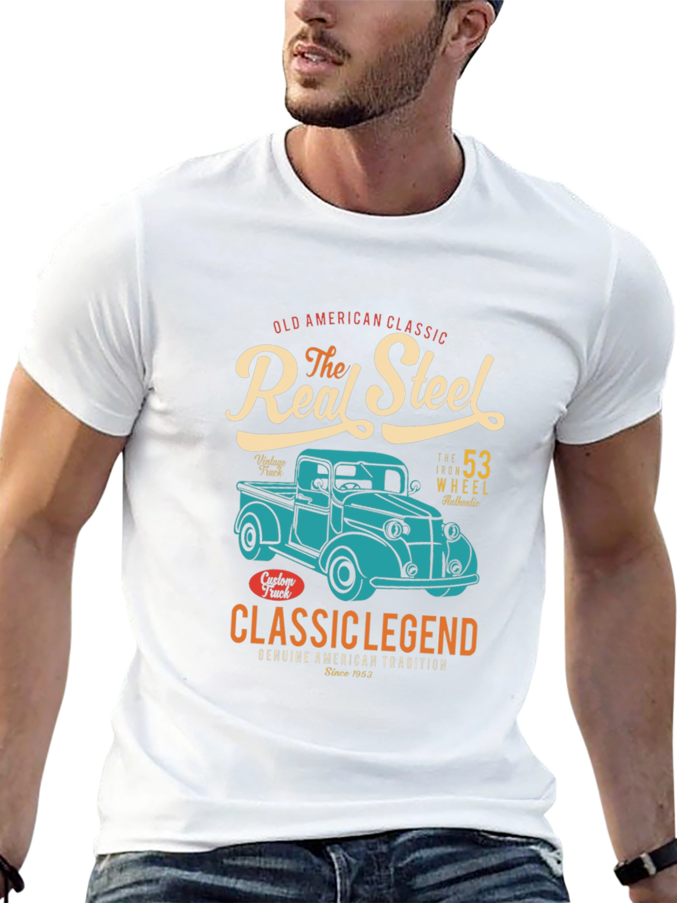 Real Steel Classic Truck Graphic T-Shirt