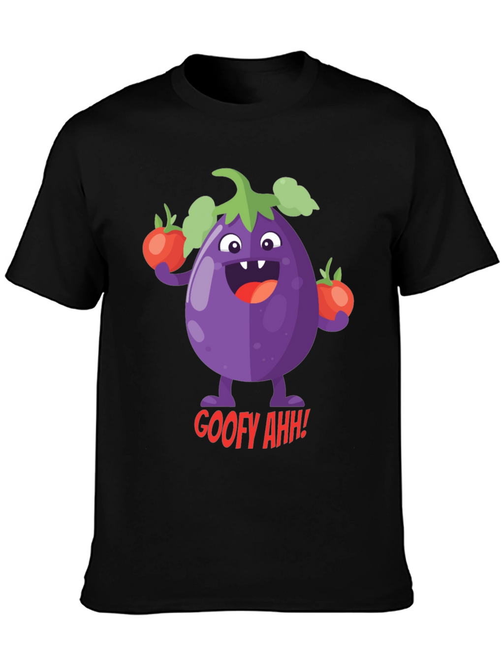Goofy Eggplant Graphic Tee