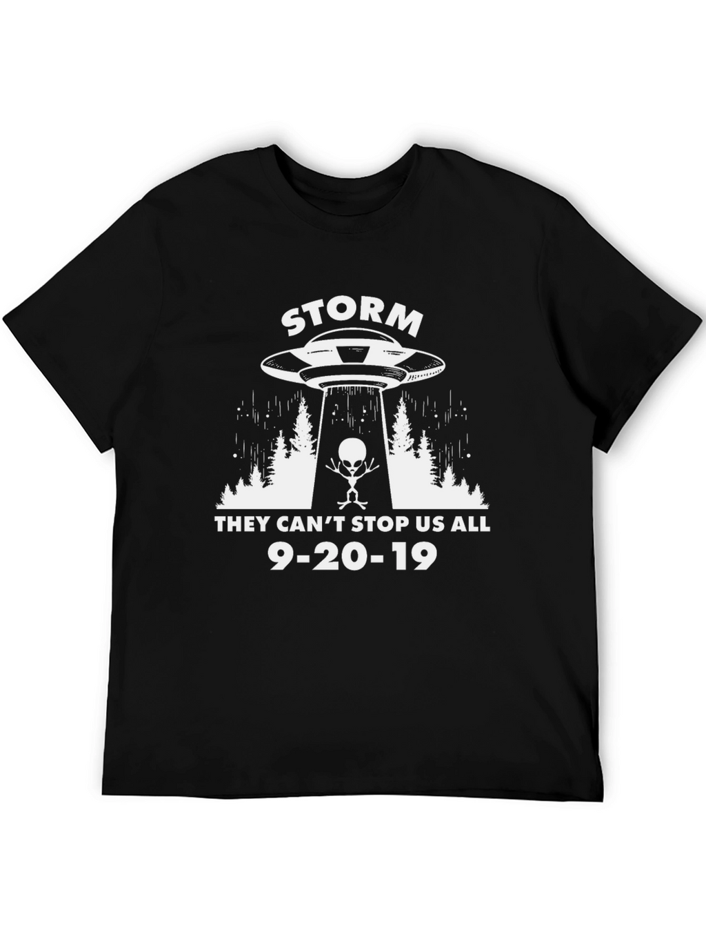 Storm Area 51 T-Shirt Alien Graphic Tee
