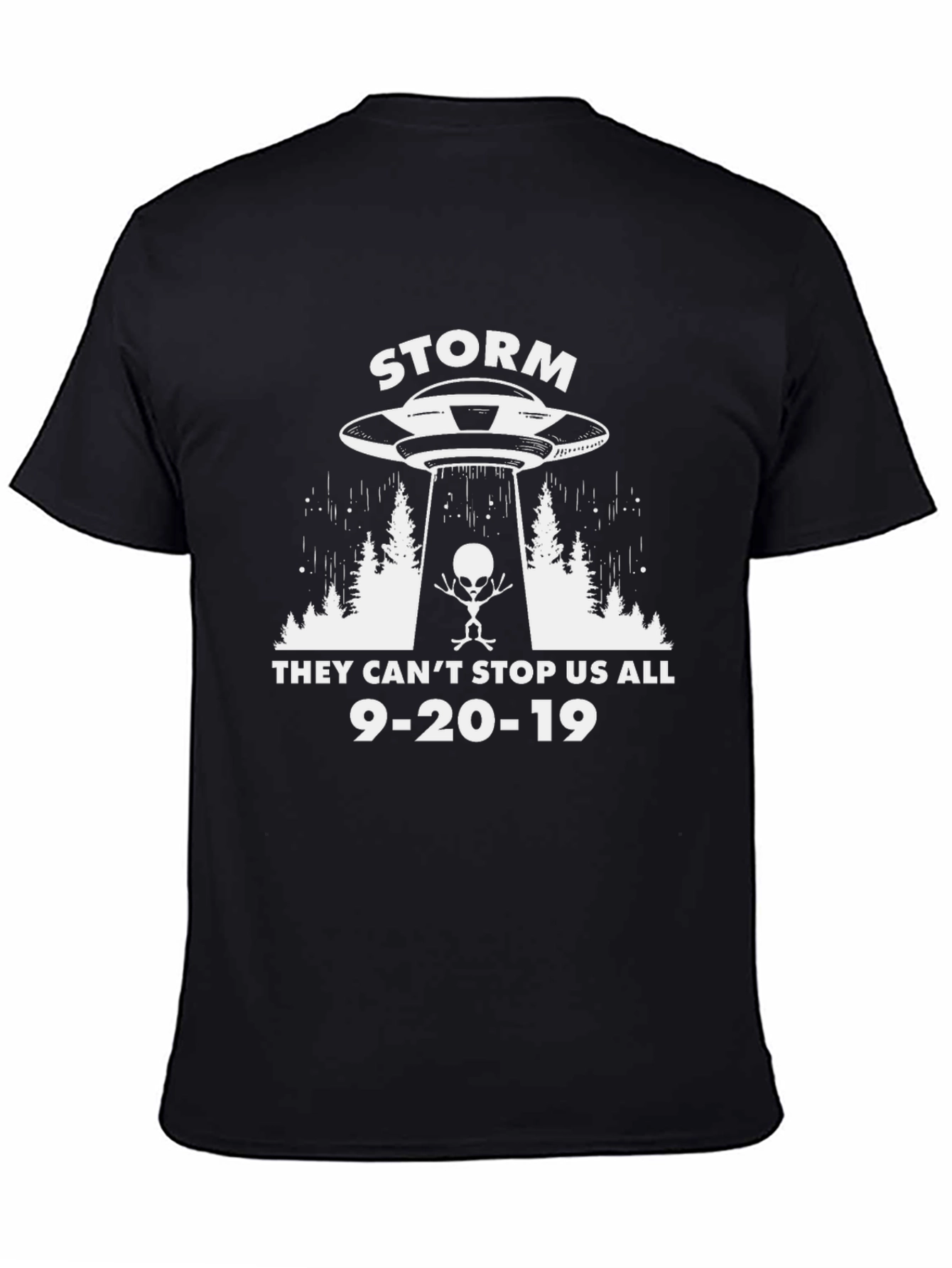 Storm Area 51 T-Shirt Alien Graphic Tee