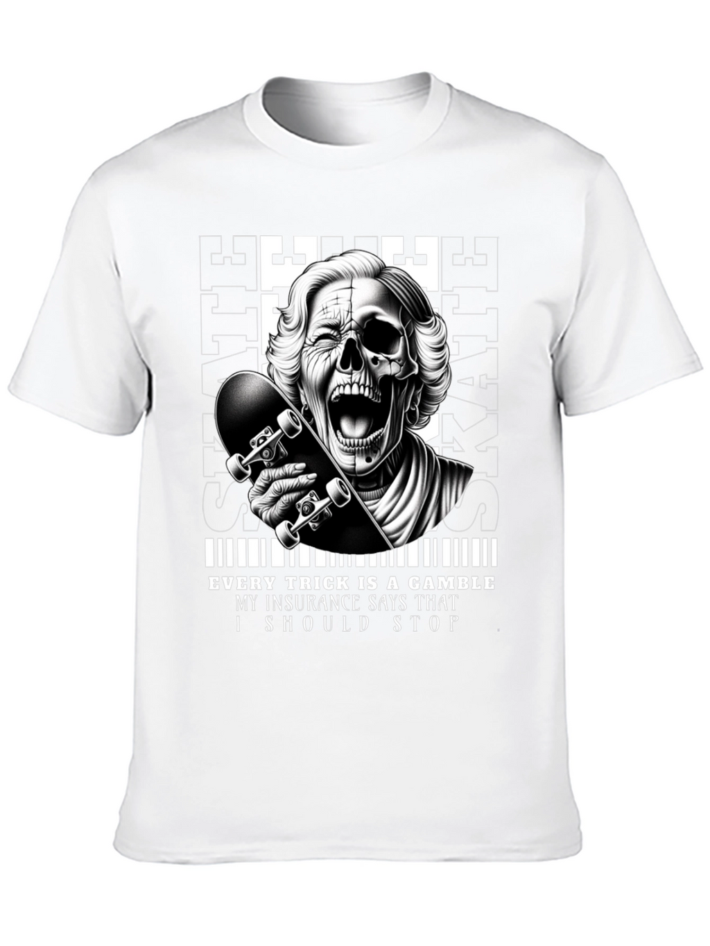 Skaters Gamble Graphic Tee - Unique Design