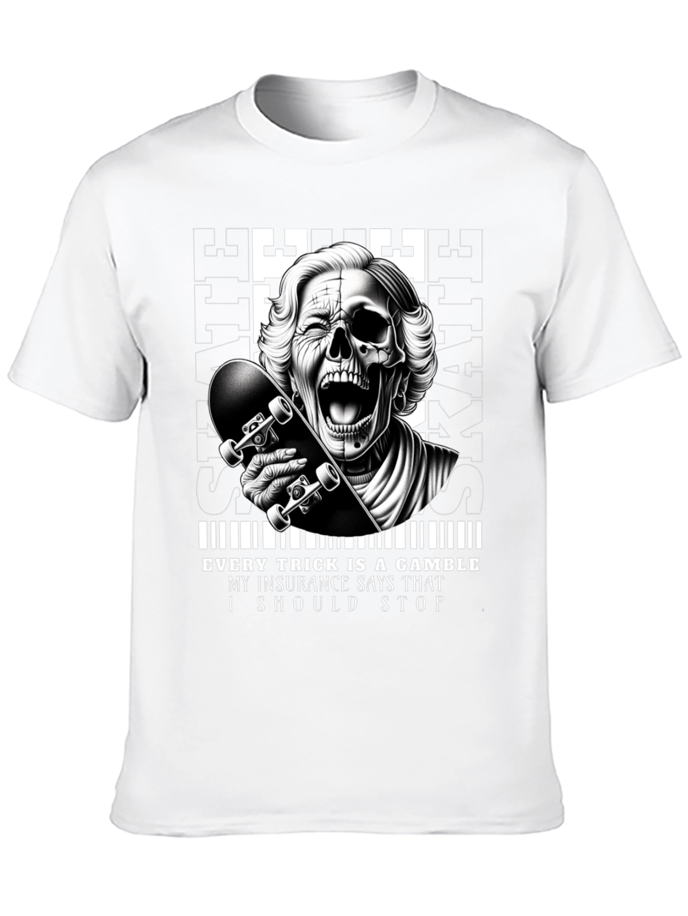 Skaters Gamble Graphic Tee - Unique Design