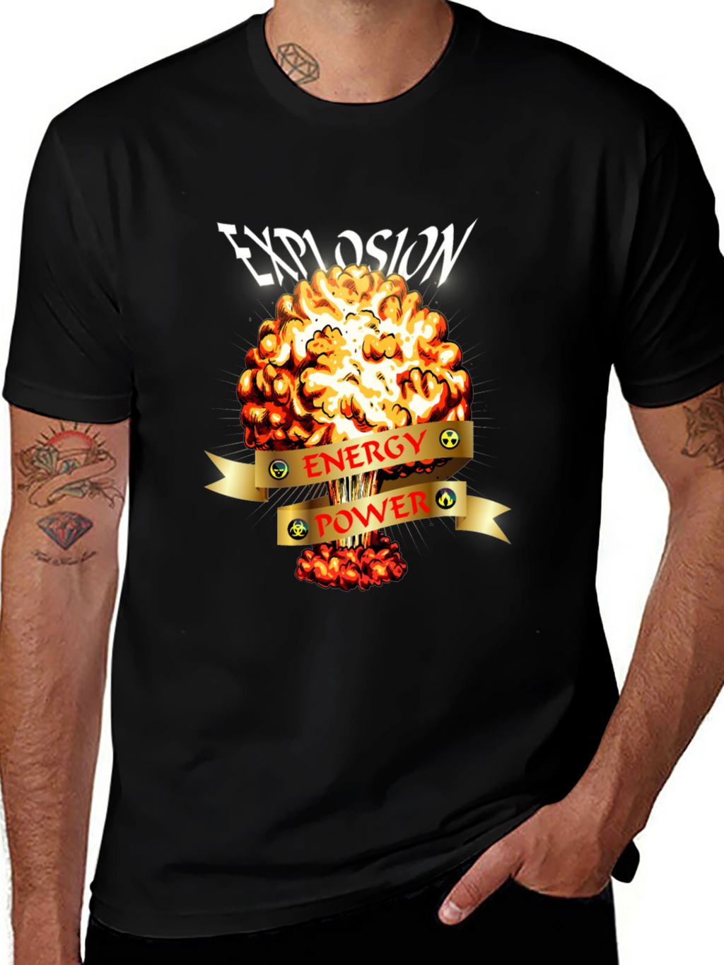 Explosion Energy Power Graphic Tee