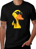Cool Duck Graphic T-Shirt - Mens Black Tee