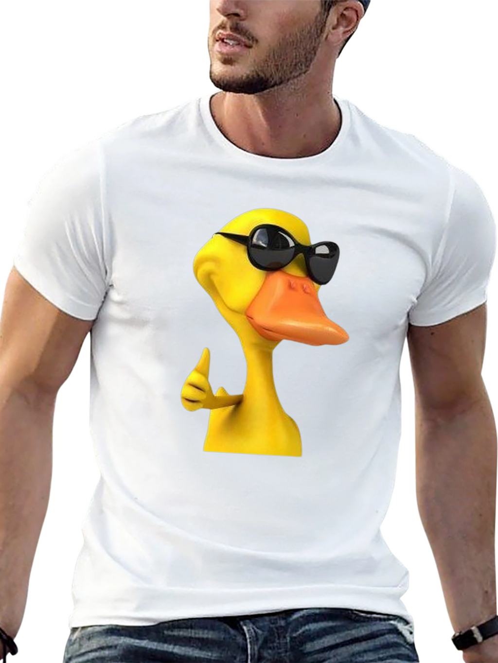 Cool Duck Graphic T-Shirt - Mens Black Tee