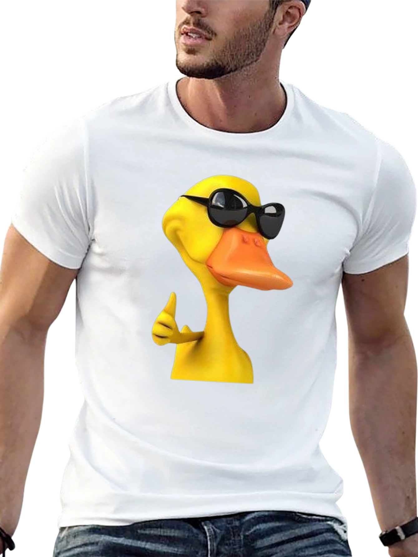 Cool Duck Graphic T-Shirt - Mens Black Tee