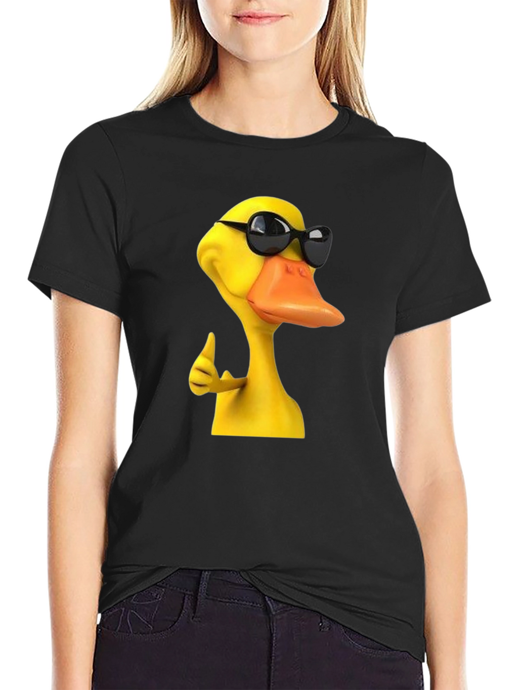 Cool Duck Graphic T-Shirt - Mens Black Tee