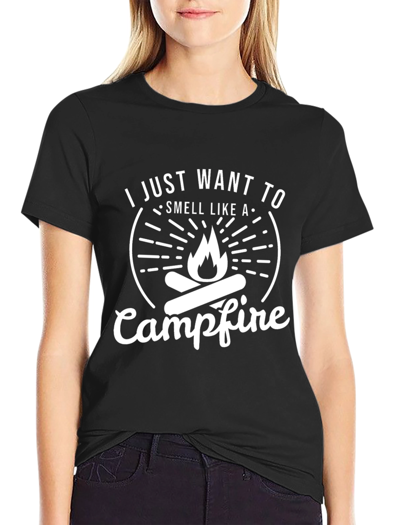 Campfire Graphic Tee - Smell Like A Campfire
