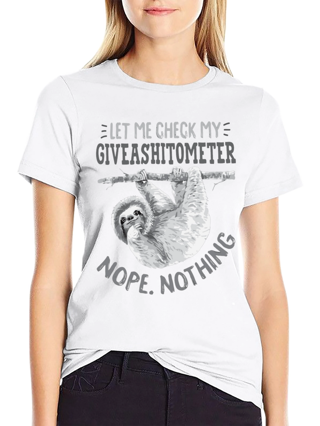 Giveashitometer Sloth T-Shirt