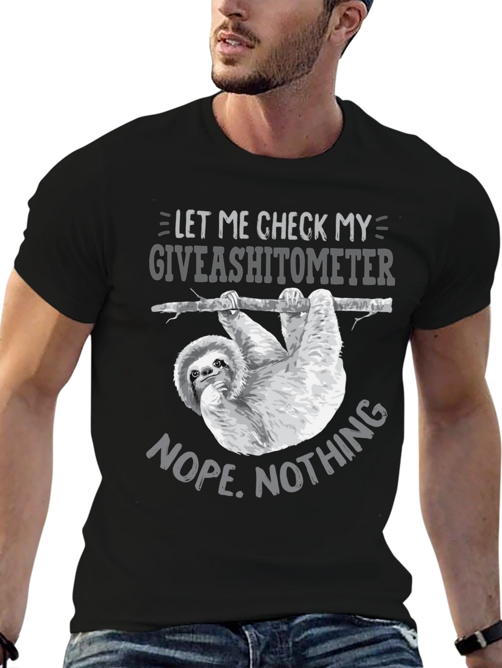 Giveashitometer Sloth T-Shirt