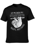Giveashitometer Sloth T-Shirt