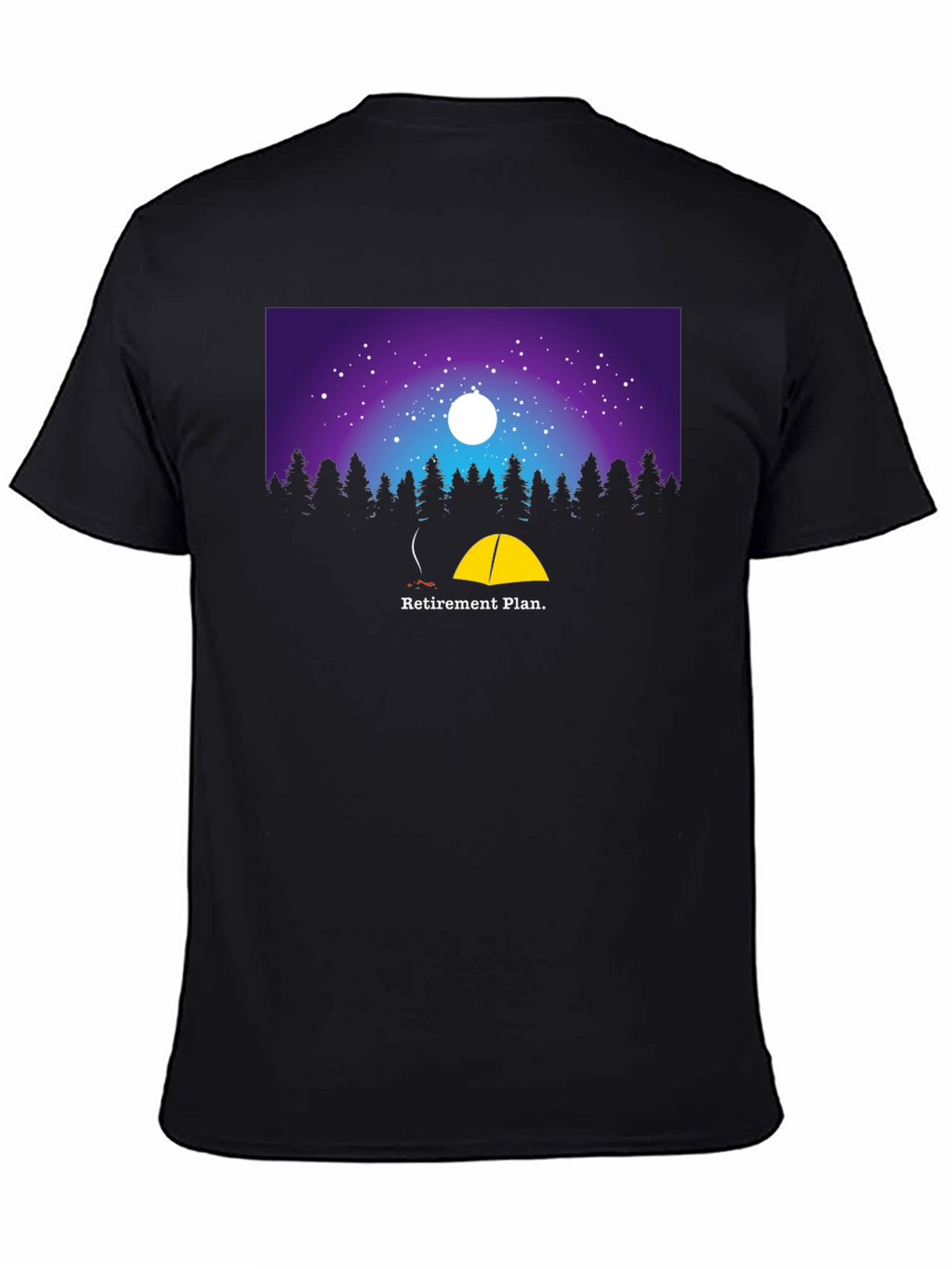 Retirement Plan Camping Graphic T-Shirt