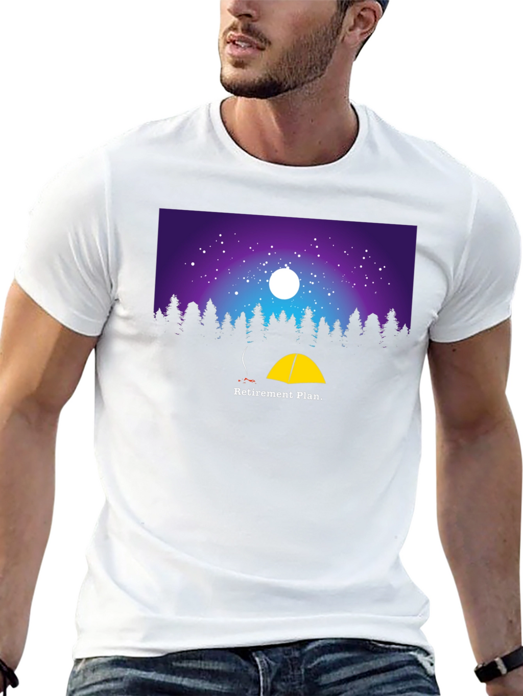 Retirement Plan Camping Graphic T-Shirt