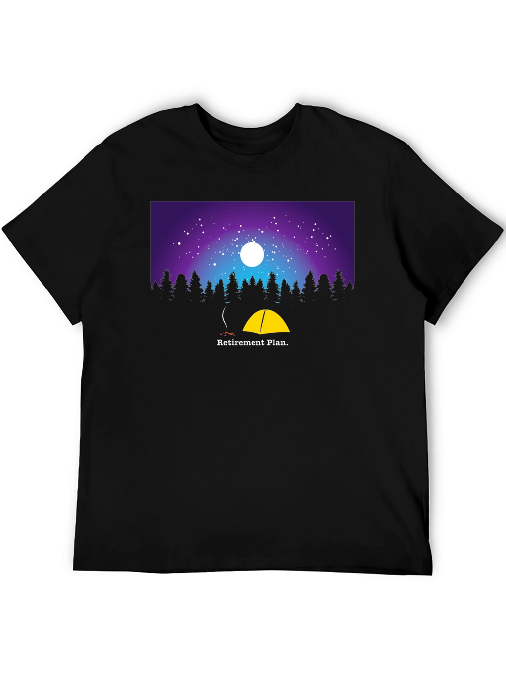 Retirement Plan Camping Graphic T-Shirt