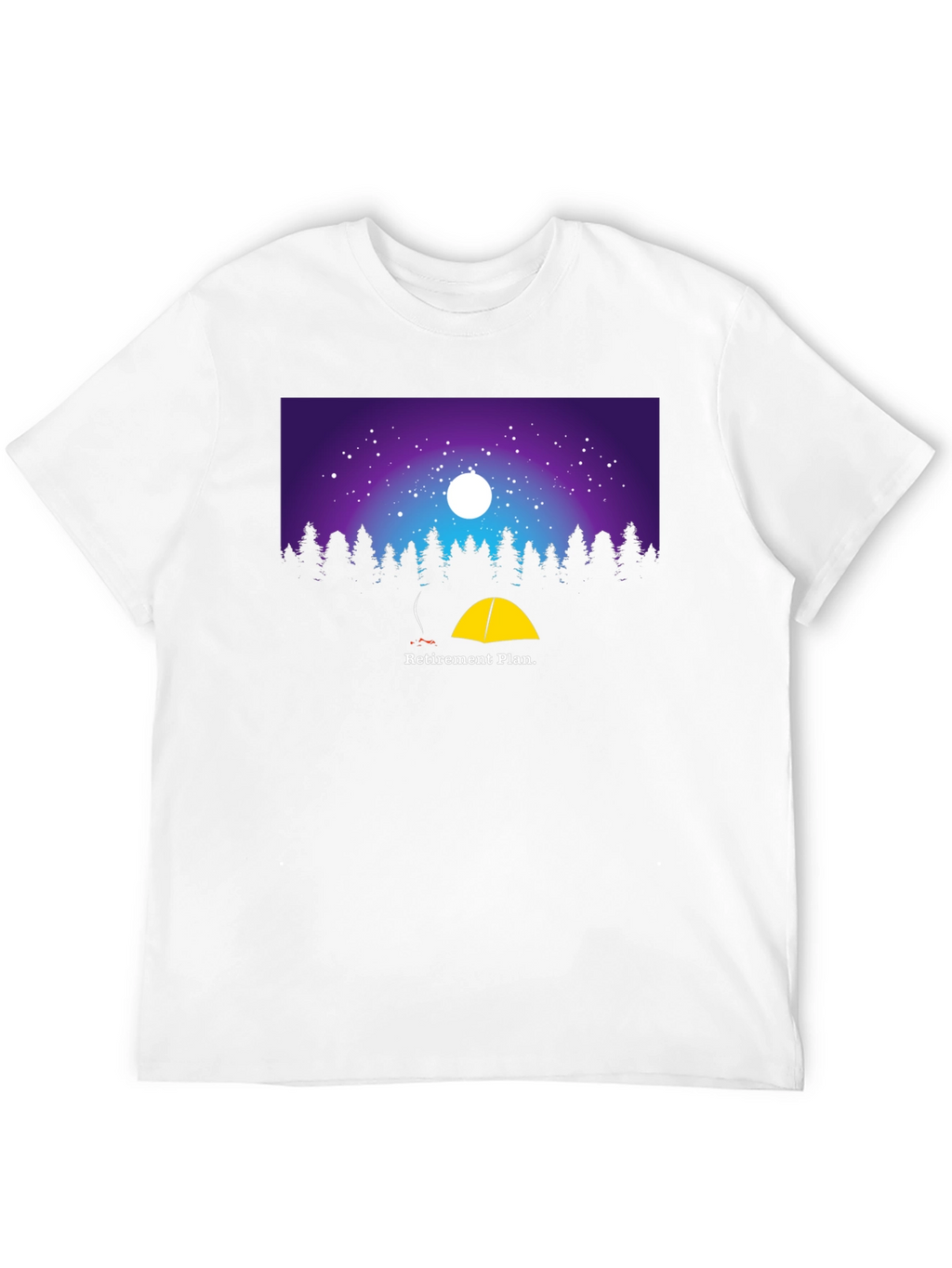 Retirement Plan Camping Graphic T-Shirt