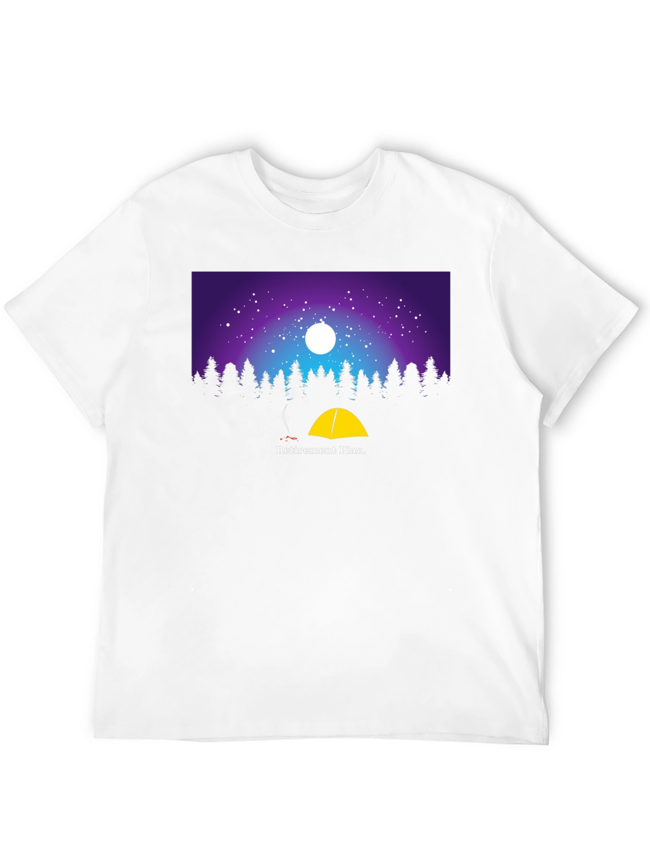 Retirement Plan Camping Graphic T-Shirt