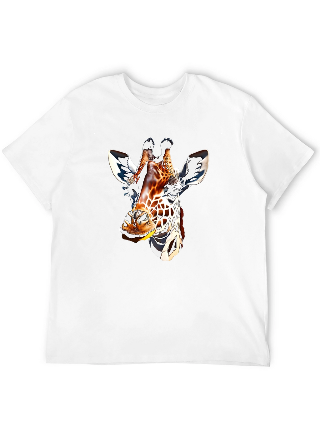 Giraffe Graphic Tee - Mens Black T-Shirt