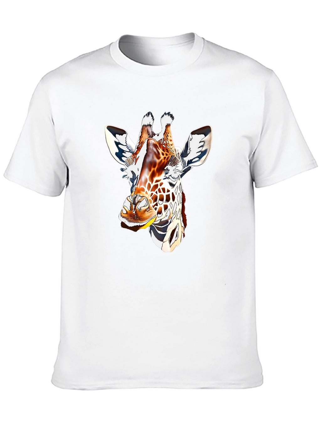Giraffe Graphic Tee - Mens Black T-Shirt