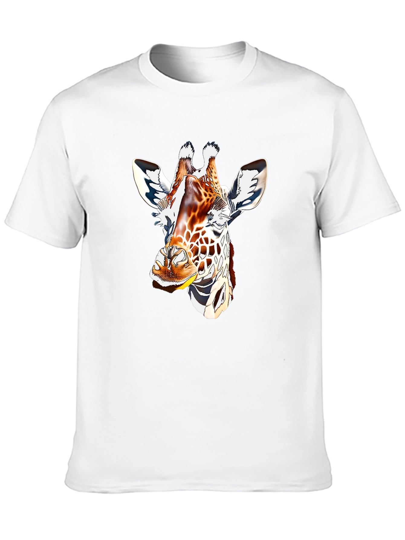 Giraffe Graphic Tee - Mens Black T-Shirt