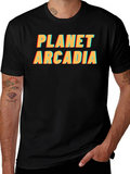 Planet Arcadia Graphic Tee - Retro Style T-Shirt