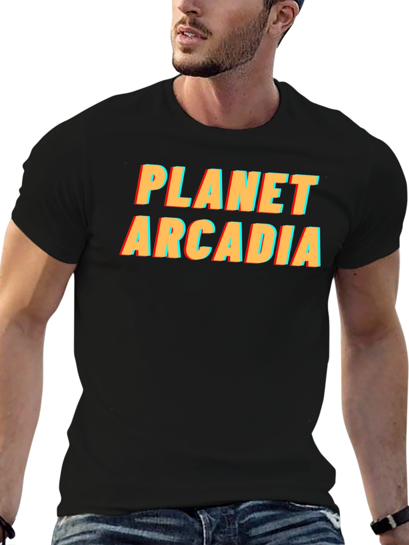 Planet Arcadia Graphic Tee - Retro Style T-Shirt