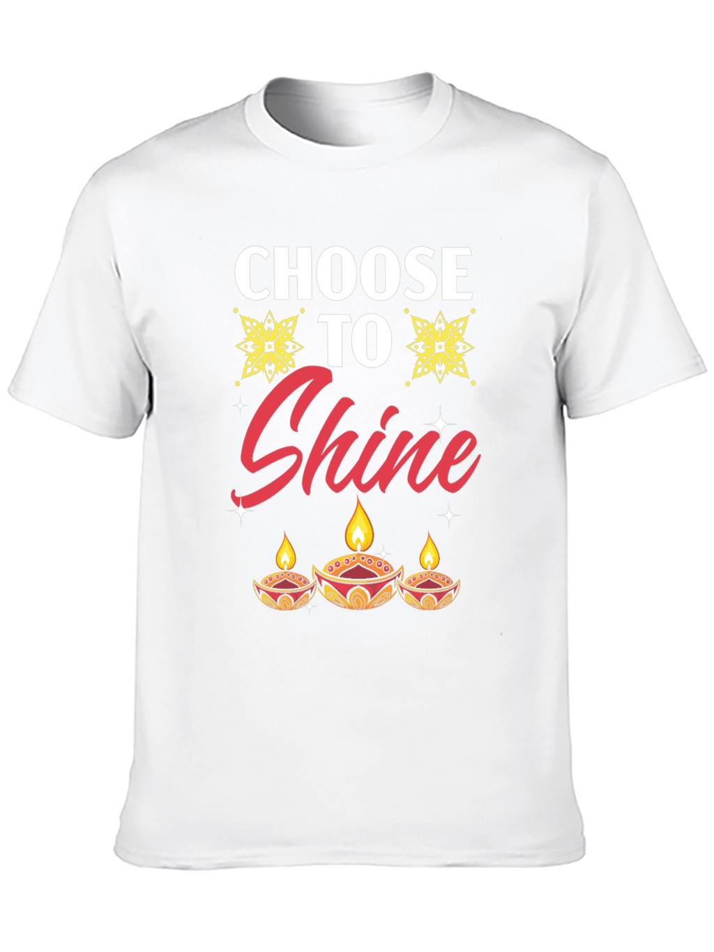 Choose to Shine Diwali T-Shirt - Festive Holiday Tee