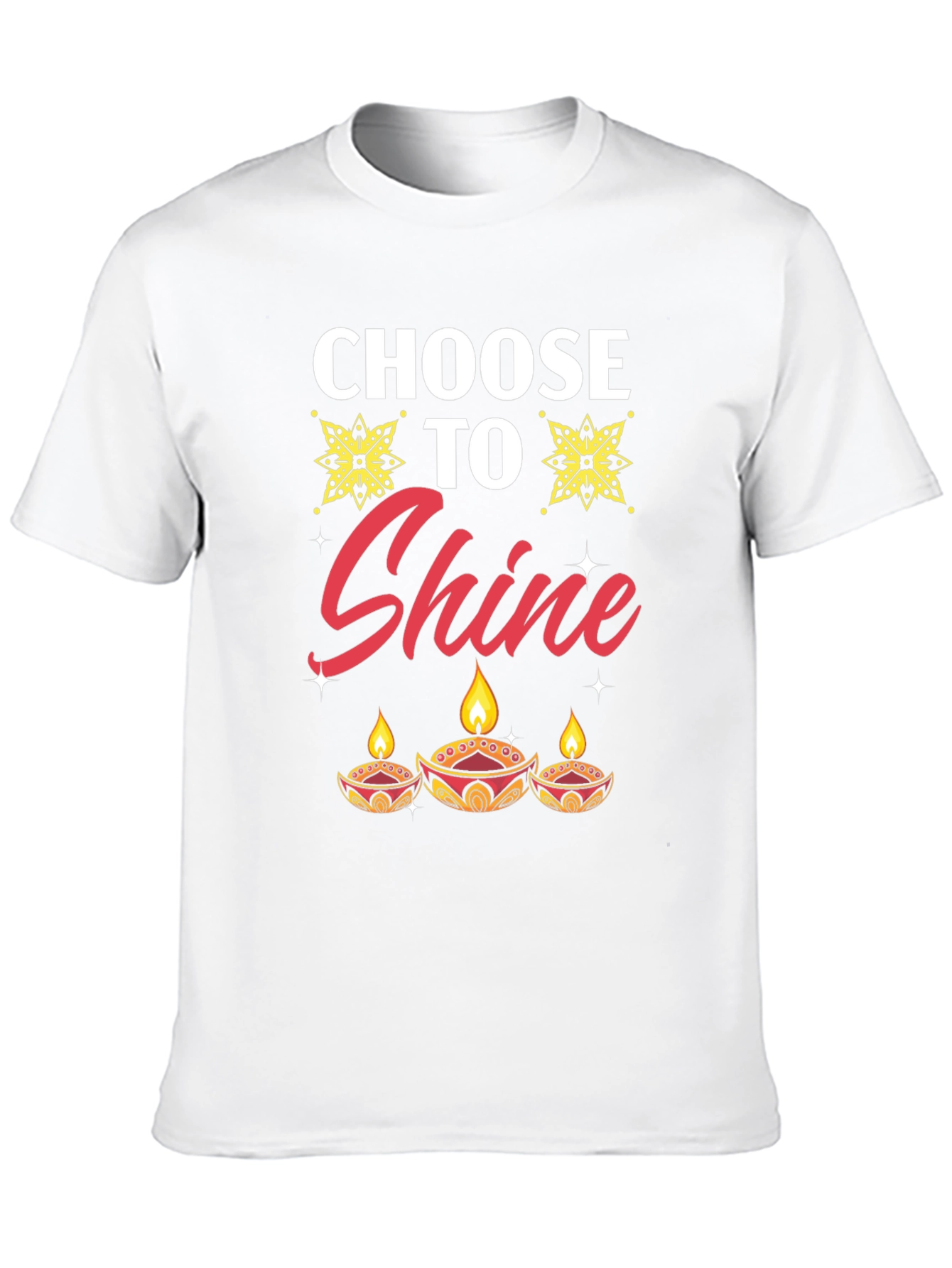 Choose to Shine Diwali T-Shirt - Festive Holiday Tee