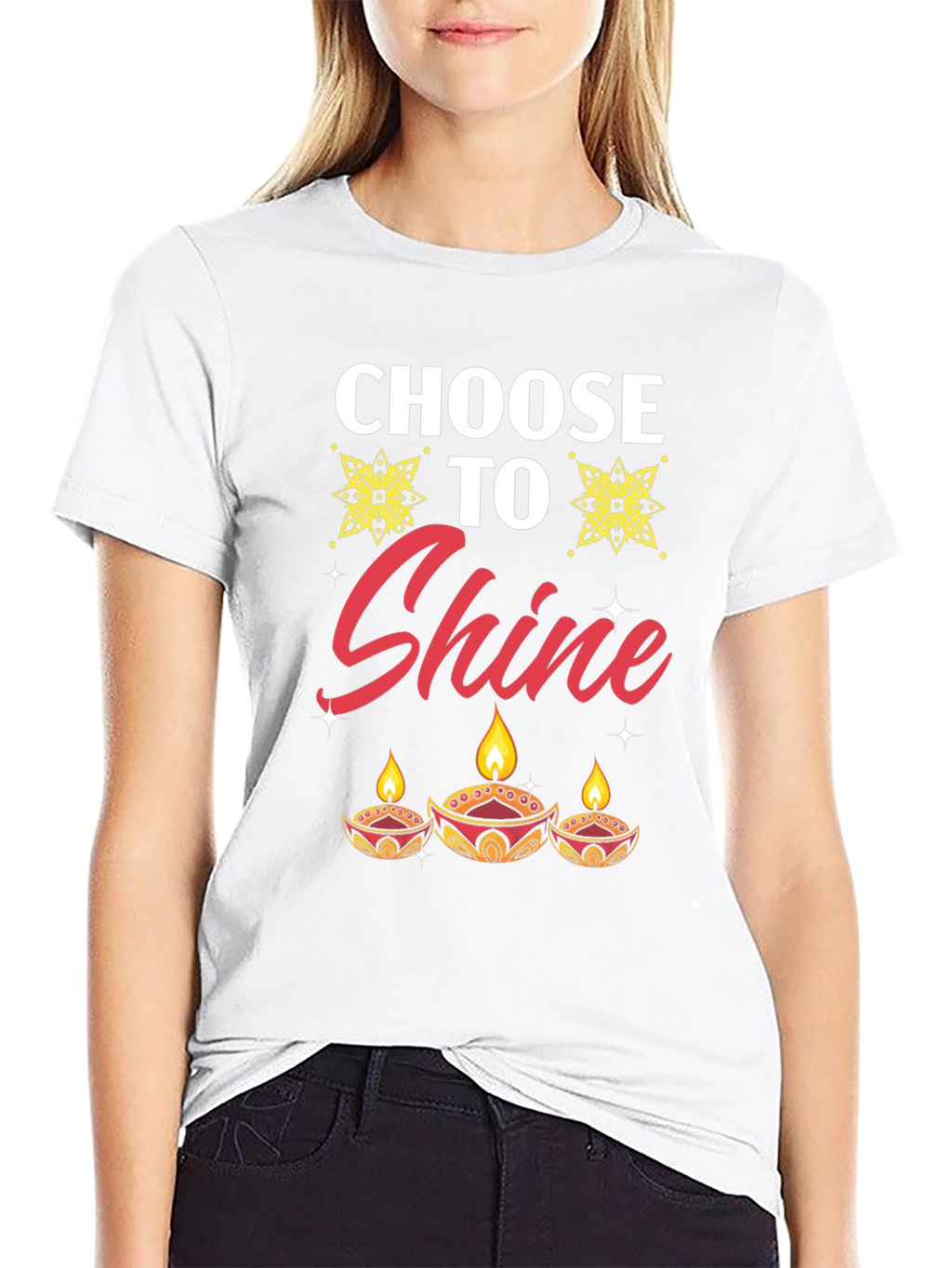 Choose to Shine Diwali T-Shirt - Festive Holiday Tee