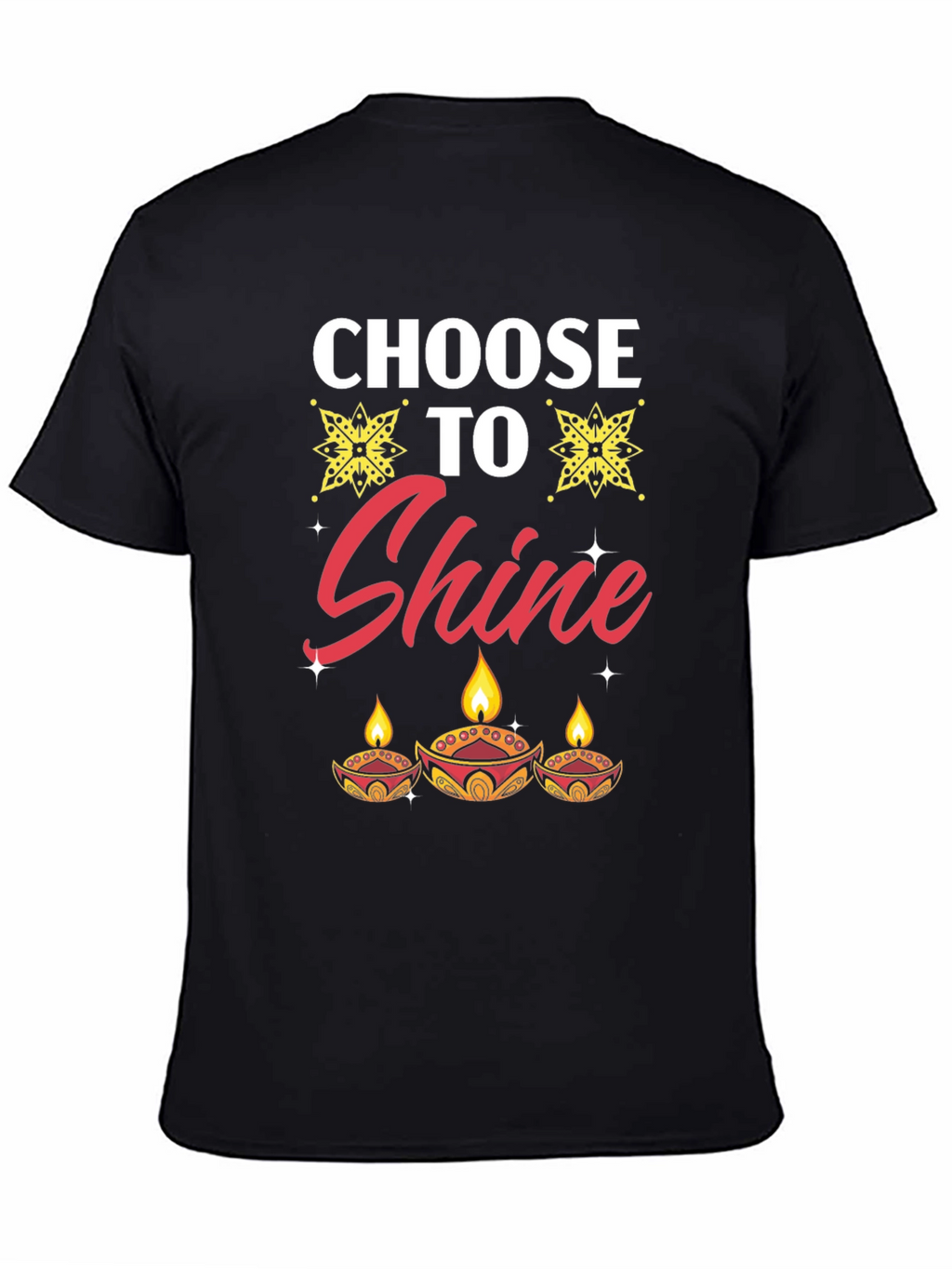 Choose to Shine Diwali T-Shirt - Festive Holiday Tee