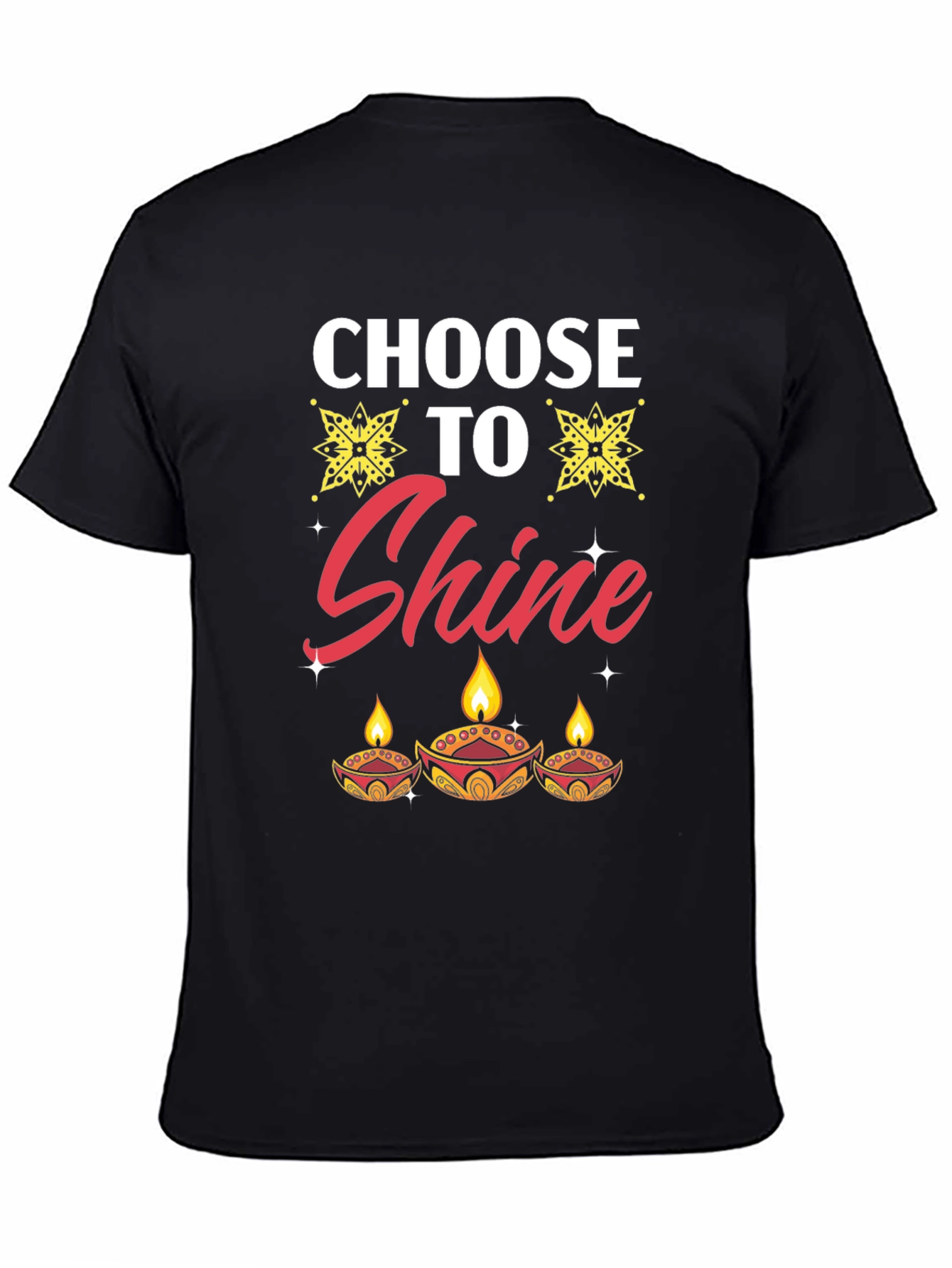 Choose to Shine Diwali T-Shirt - Festive Holiday Tee