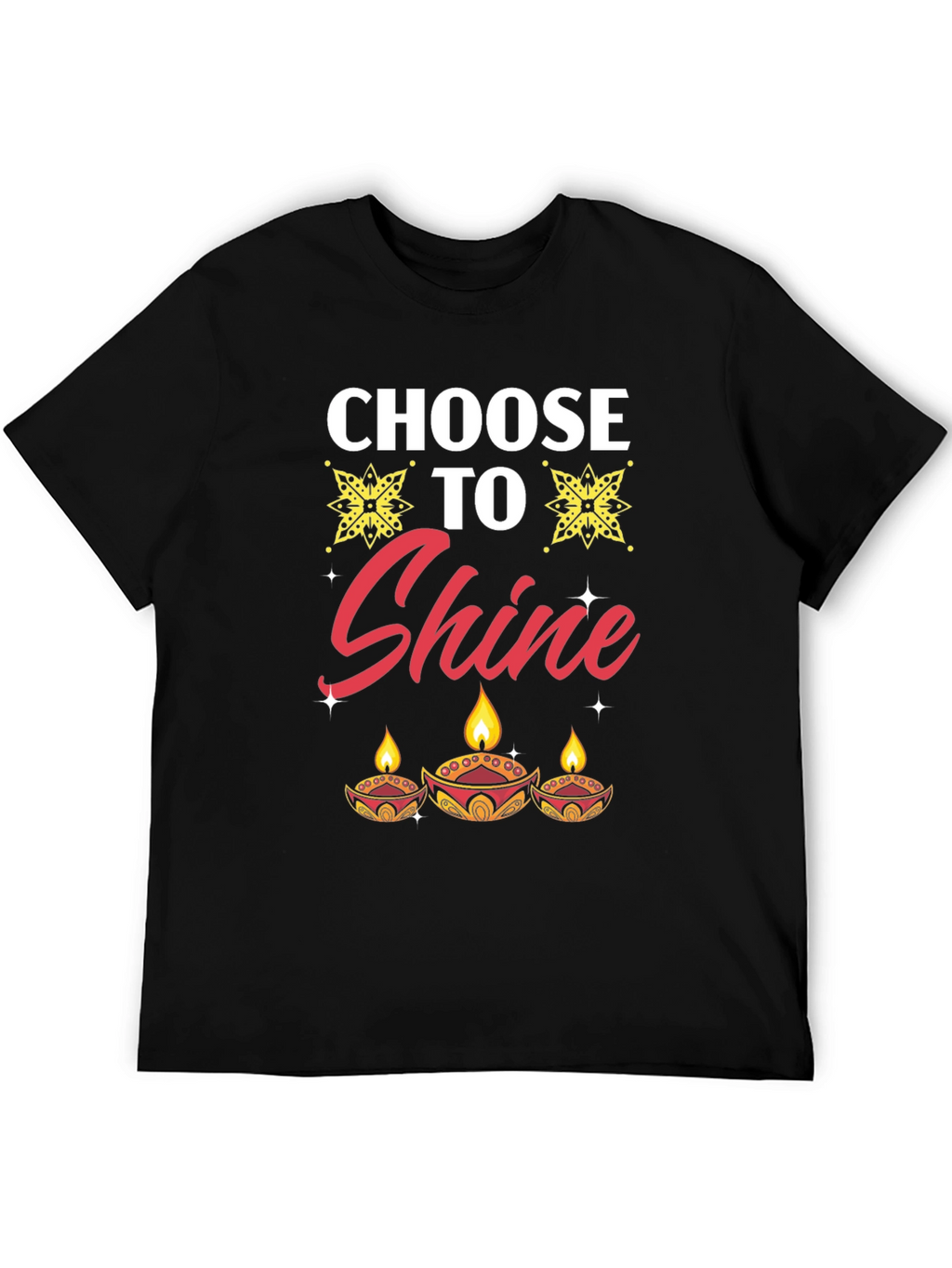 Choose to Shine Diwali T-Shirt - Festive Holiday Tee