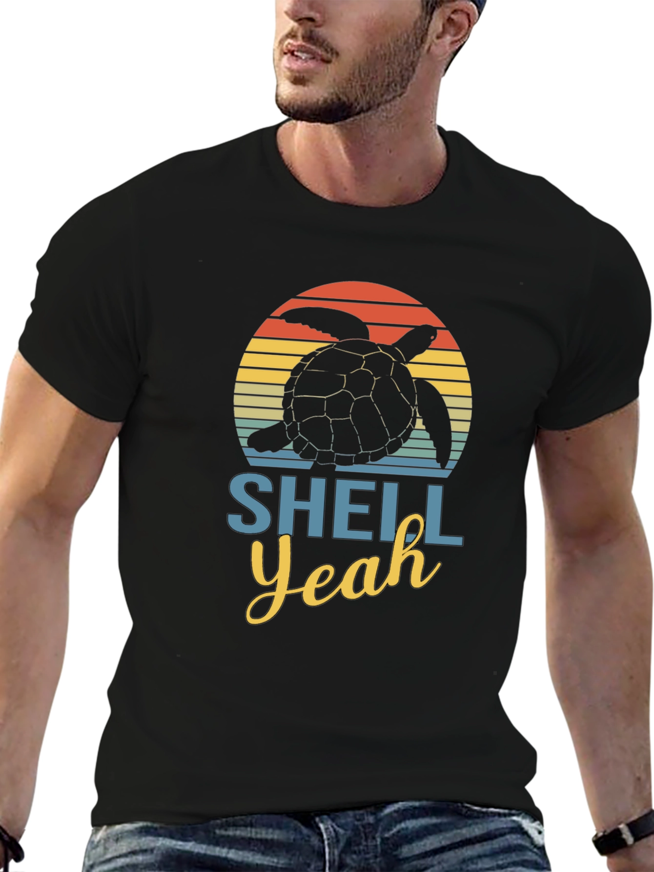 Shell Yeah Turtle Graphic T-Shirt