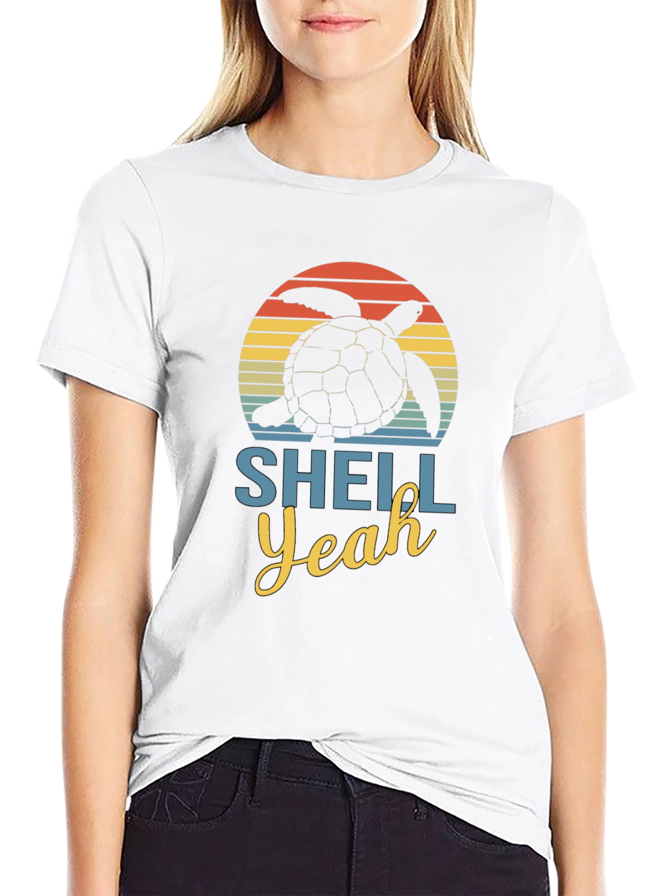 Shell Yeah Turtle Graphic T-Shirt