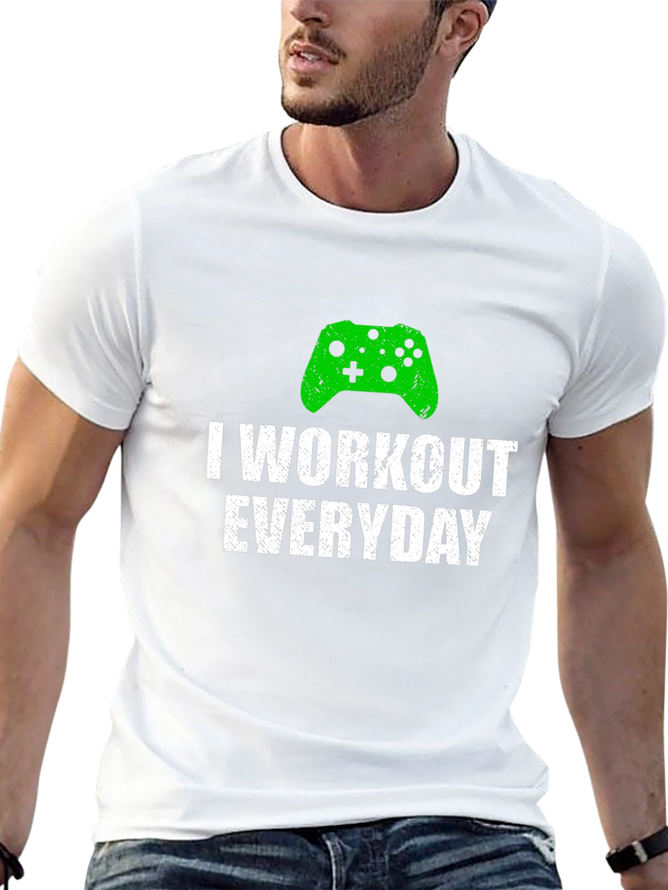 I Workout Everyday Gamer T-Shirt