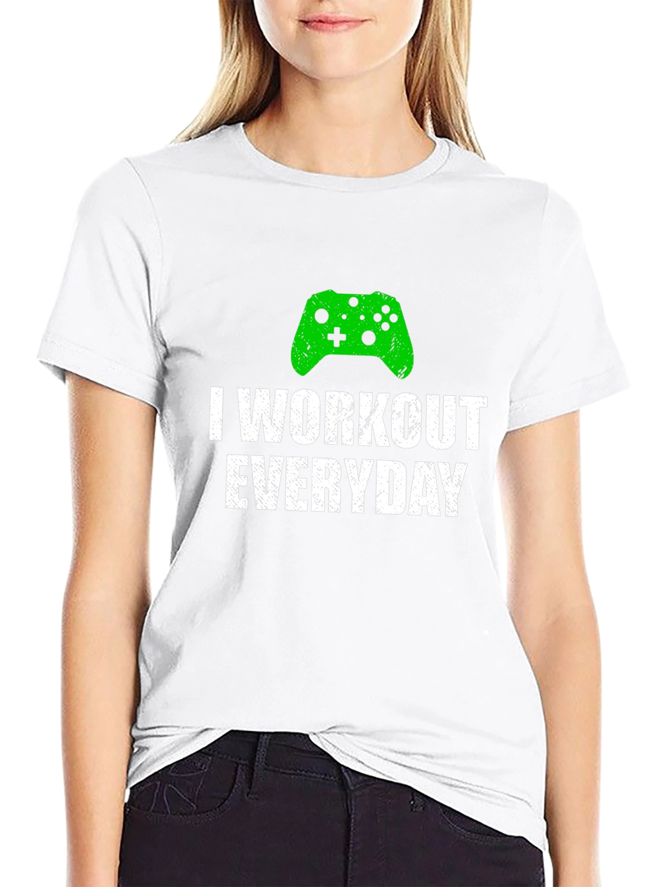I Workout Everyday Gamer T-Shirt