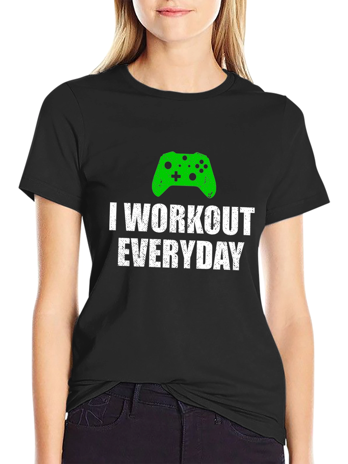 I Workout Everyday Gamer T-Shirt
